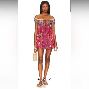 Free People Intimately Bali Mariposa Slip Dress Sz: M